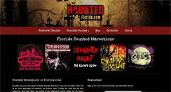 Desktop Screenshot of hauntedflorida.com